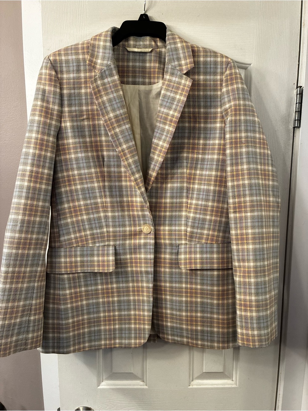 COS plaid blazer